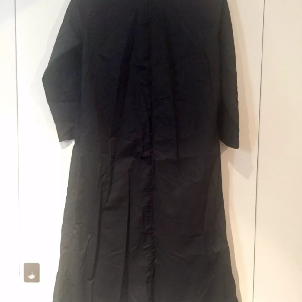 DKNY PURE Line Black Dress. 100% cotton. Sz2 - Picture 7 of 7